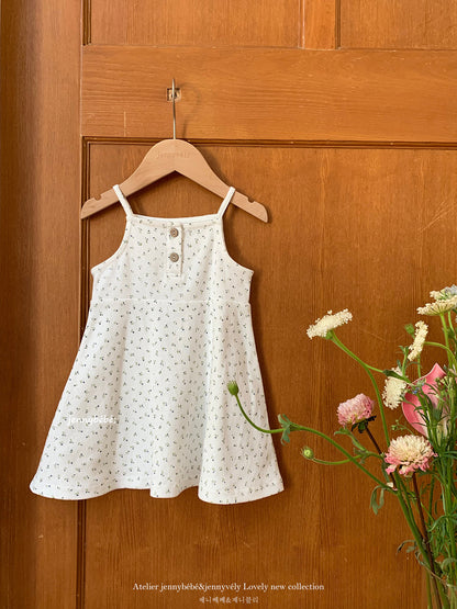 Floral Cotton Camisole Dress 花柄 コットン キャミソール ワンピース【mh0012555】