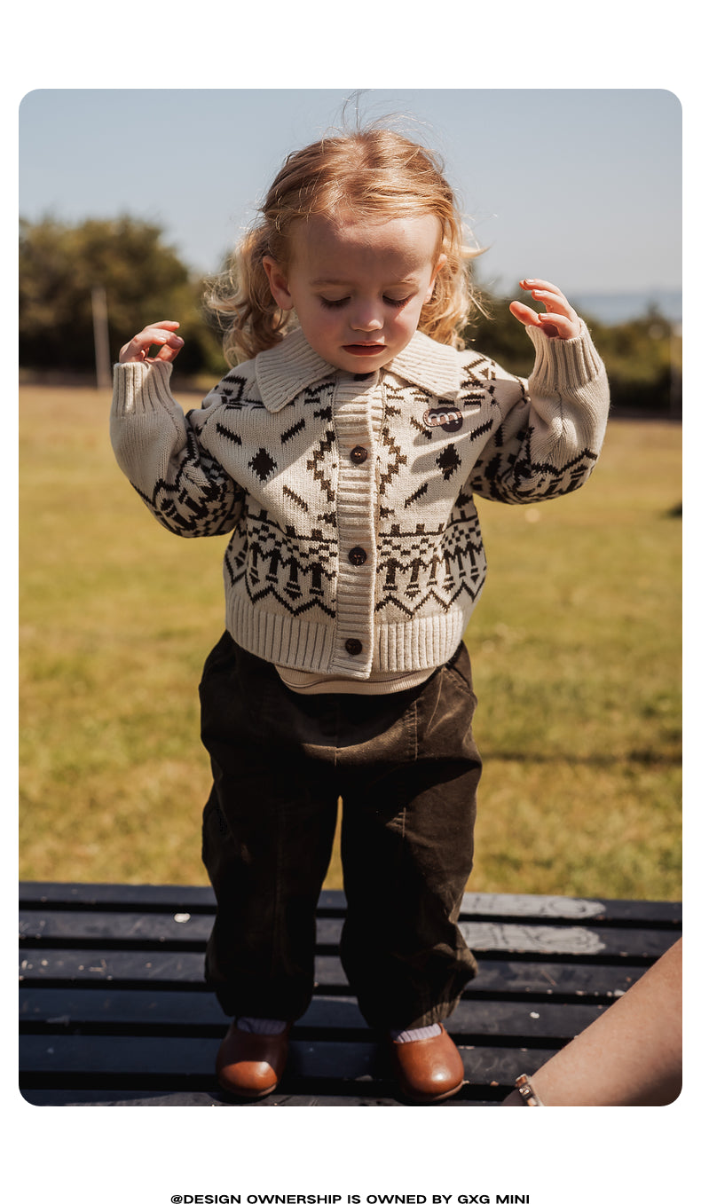 -ロングパンツ コーデュロイ 裏地付き 防寒 暖パン カジュアル【mh0011320】 - mamahalo shop - ロングパンツ・スウェットパンツ -  べビー服 - 子供服 - 男の子 - 女の子