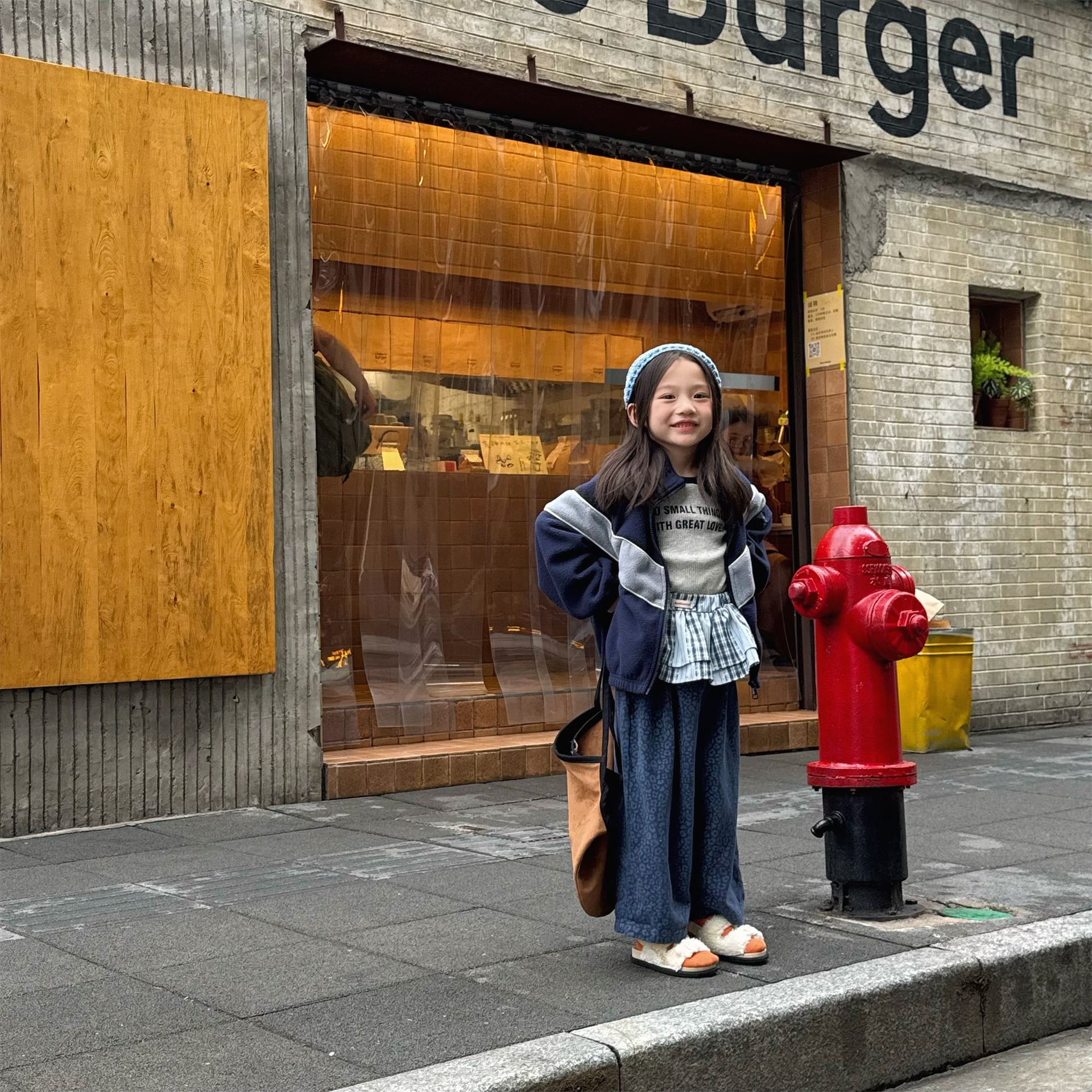 -バイカラージップアップフリースジャケットブルゾン裏起毛防寒アウター【mh0010912】 - mamahalo shop - ショートコート・ジャケット・ジャンパー -  べビー服 - 子供服 - 男の子 - 女の子