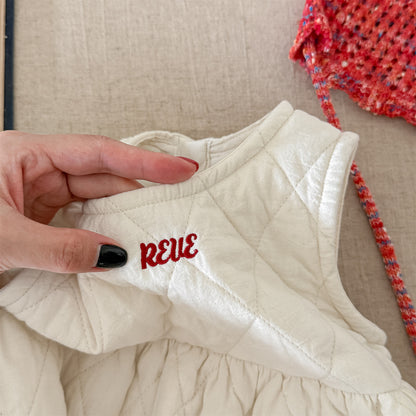 キルティングノースリーブワンピース【mh0010907】