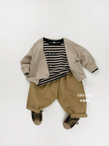 Cotton Loose Fit Straight Leg Pants 【mh0012560】