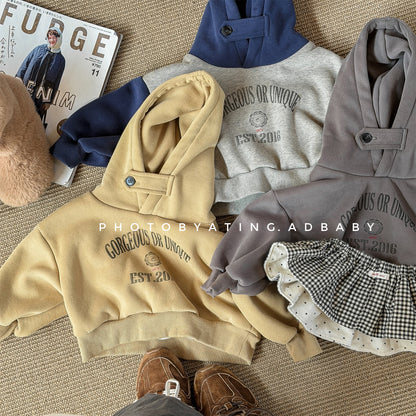 フーディスウェットトレーナー フード付き ロゴプリント パッチワーク【mh0011909】