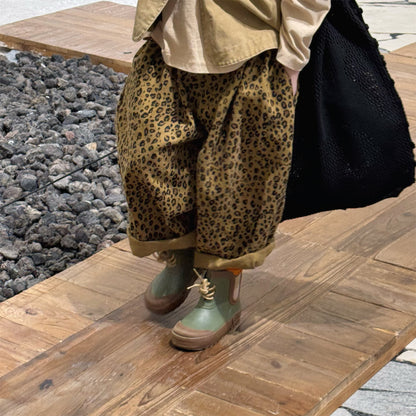 レオパード柄ワイドデニムパンツ【mh0010904】