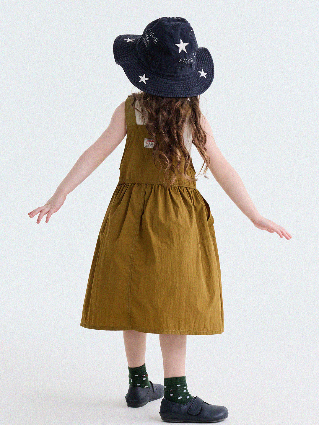 Multi Pocket Layering Bib Skirt ワークテイスト サロペットワンピース【mh0013188】