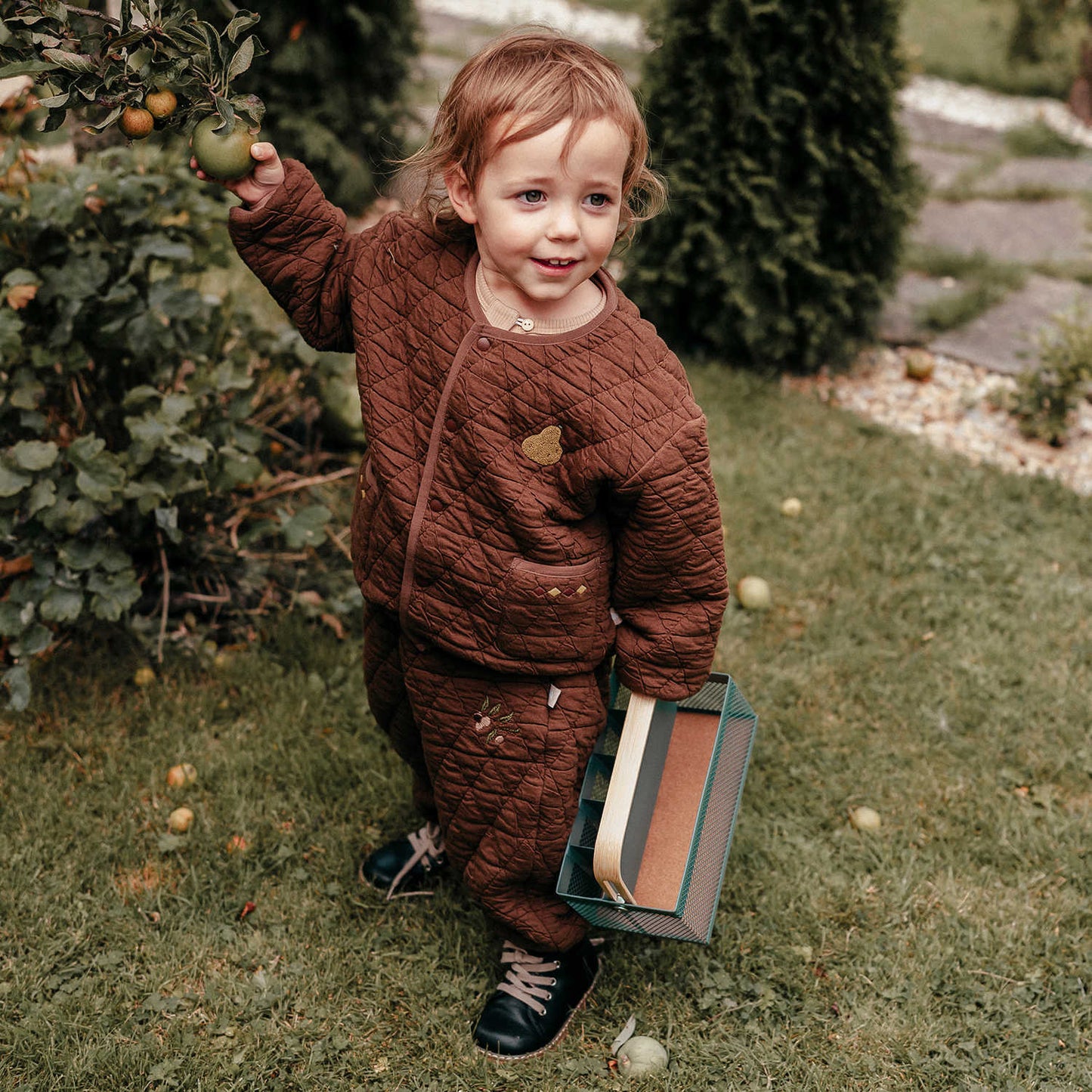 キルトパンツ 刺繍 ジョガーパンツ アウター【mh0011638】