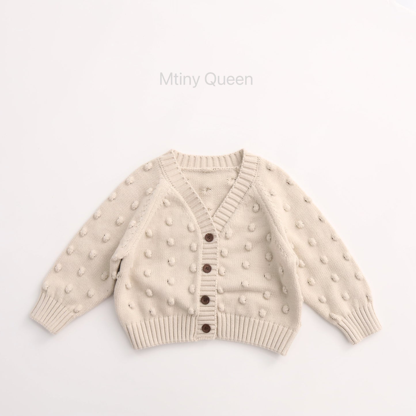 Popcorn Knit Cotton Cardigan ポップコーン コットン カーディガン【mh0012506】