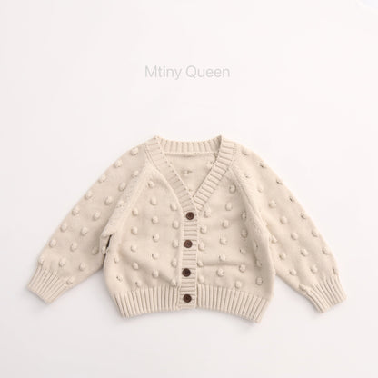 Popcorn Knit Cotton Cardigan ポップコーン コットン カーディガン【mh0012506】