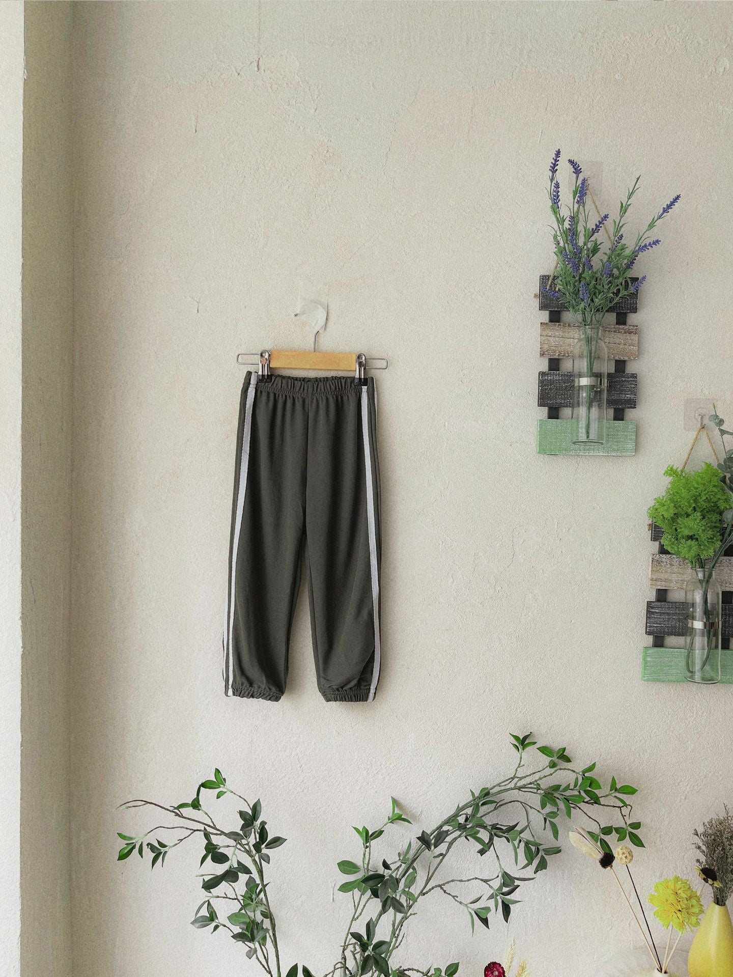 Side Stripe Cotton Sweatpants サイドライン ジョガーパンツ【mh0012636】