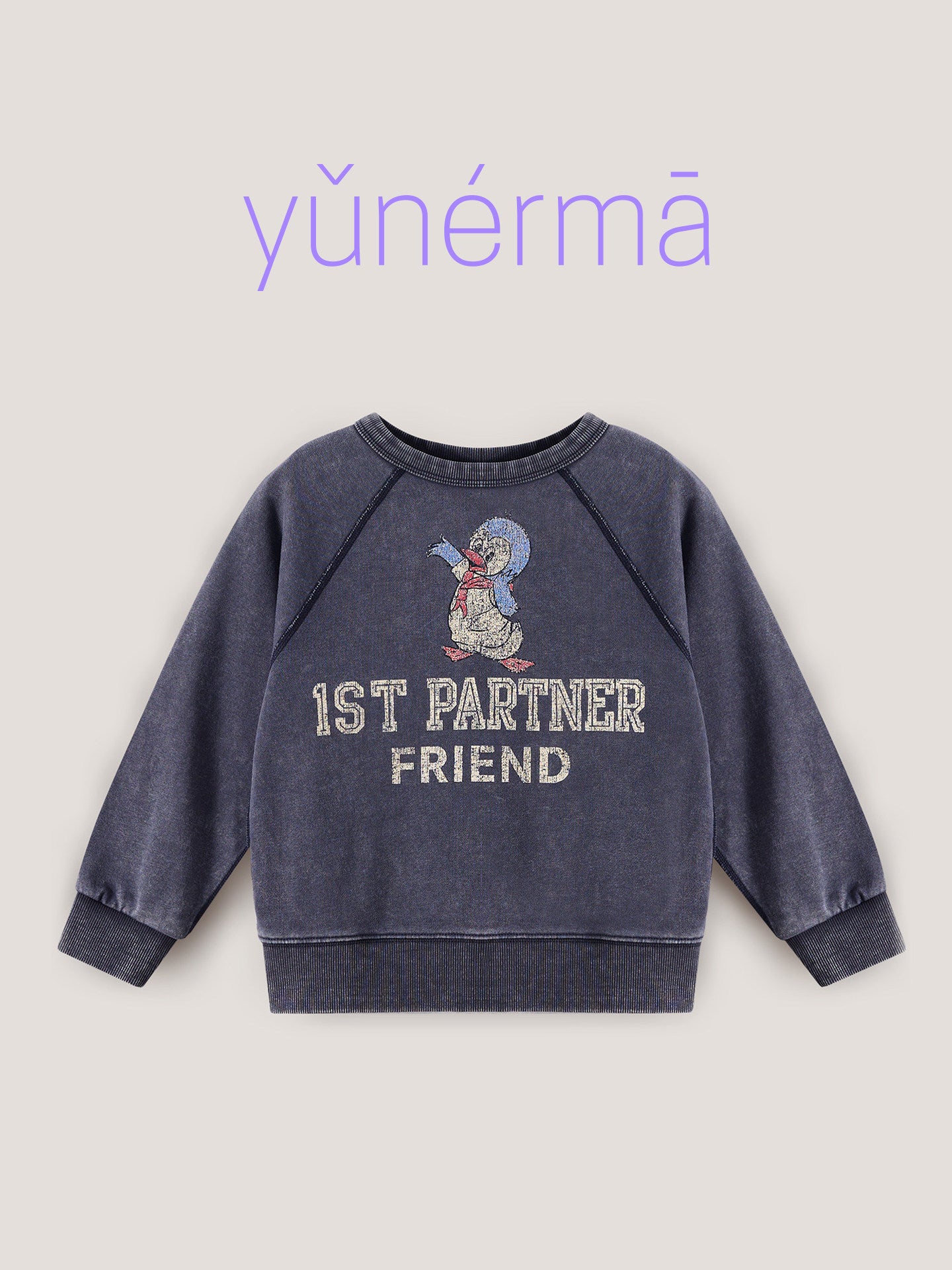 Kids' and Juniors' Character Print Long-Sleeve Sweatshirt [mh0013970]