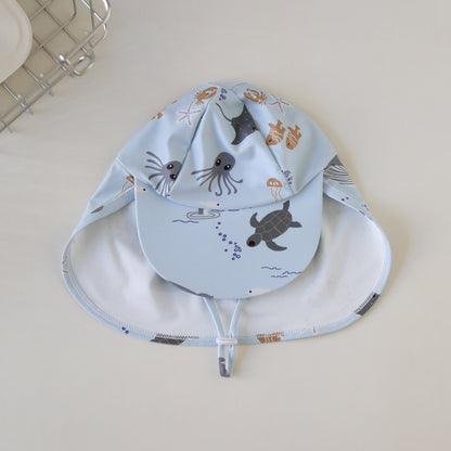 ベビーキッズ帽子 プール帽 水遊び 日除け帽子 サンハット スイムキャップ【mh0005027】