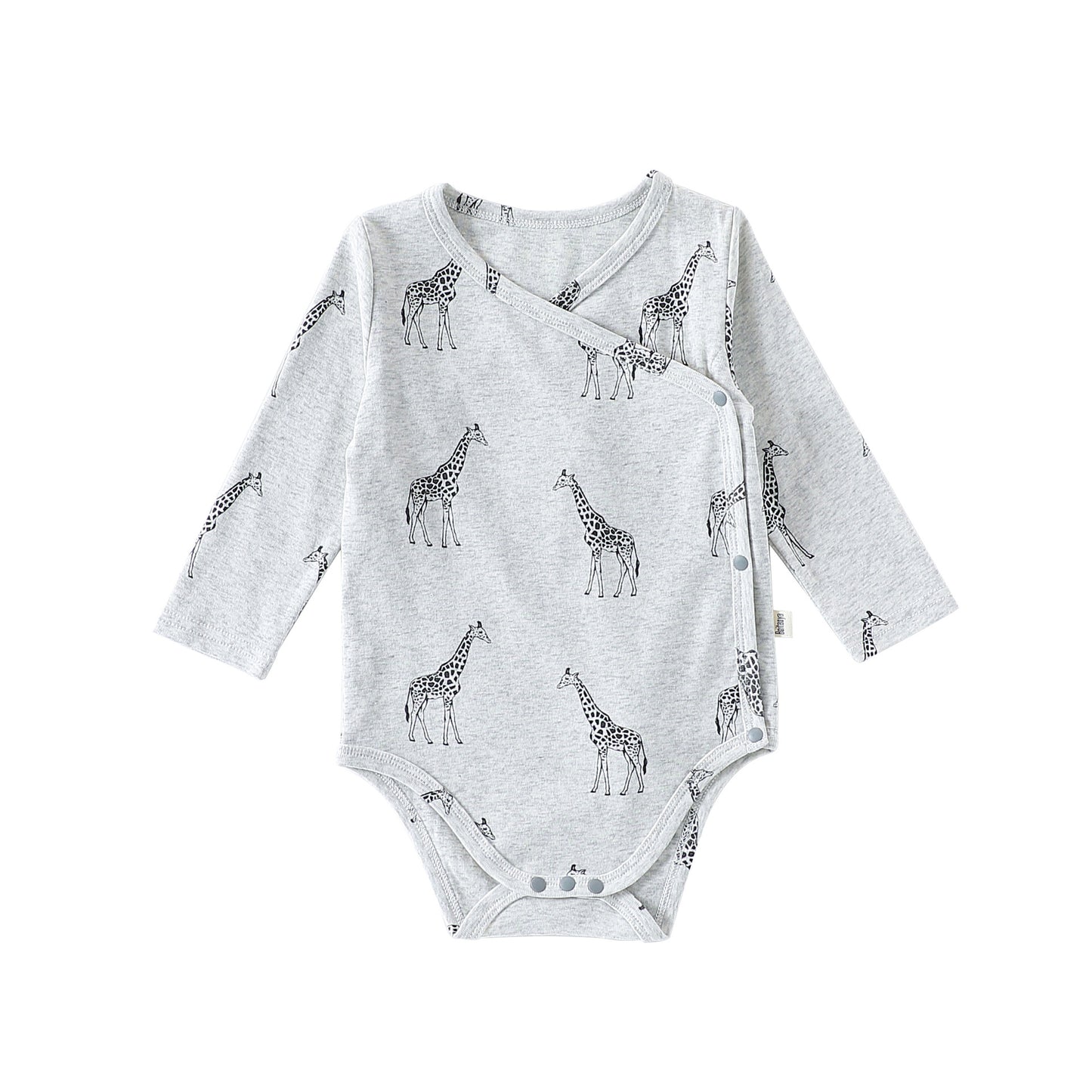 長袖肌着ロンパース/パンツ アニマル/星月プリント ボディスーツ【mh0011724】