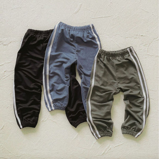 Side Stripe Cotton Sweatpants サイドライン ジョガーパンツ【mh0012636】