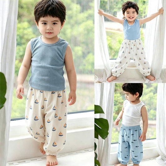 Fruit Print Cotton Pants Animal & Fruit Long Pants [mh0013045]