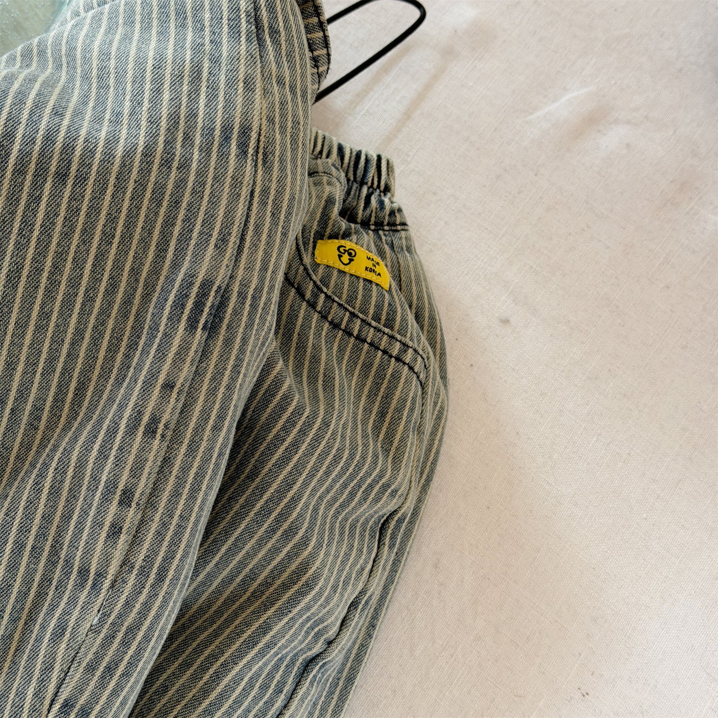 裏ボアデニムパンツ ストライプ 暖パン ジーンズ【mh0011914】