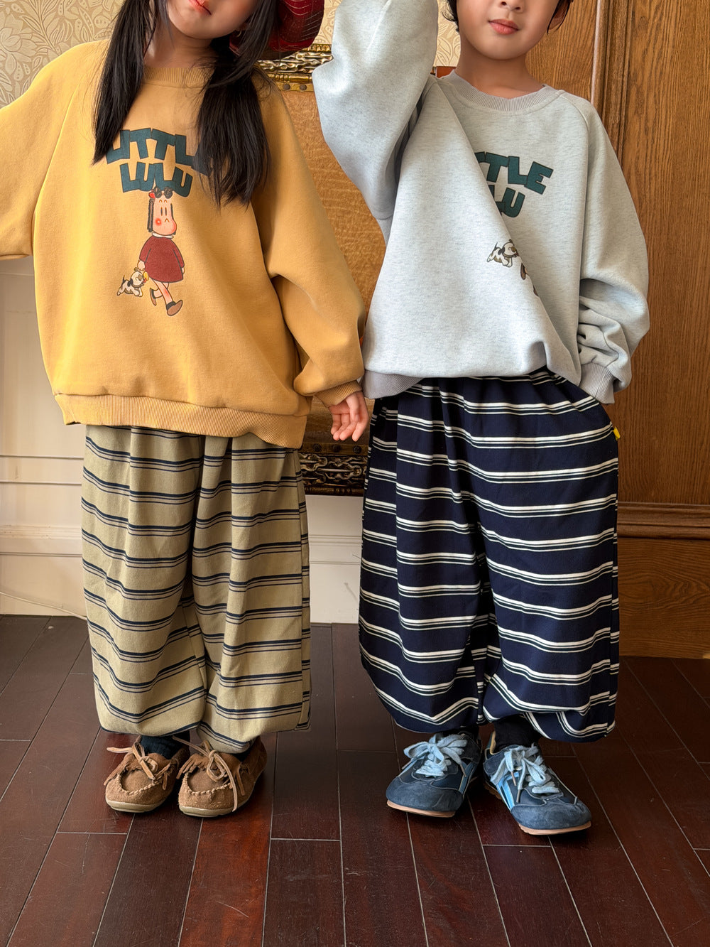 キッズ ボーダー バルーン ルーズ ロングパンツ【mh0013923】