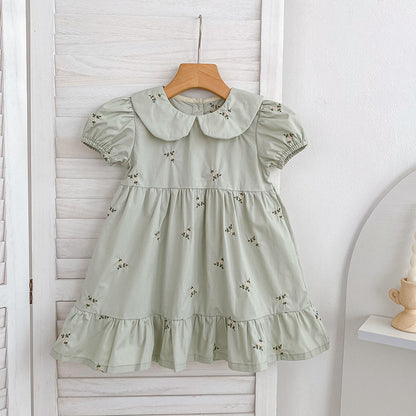 Floral Ruffle Sleeveless Romper フリル ノースリーブ ロンパース【mh0013165】