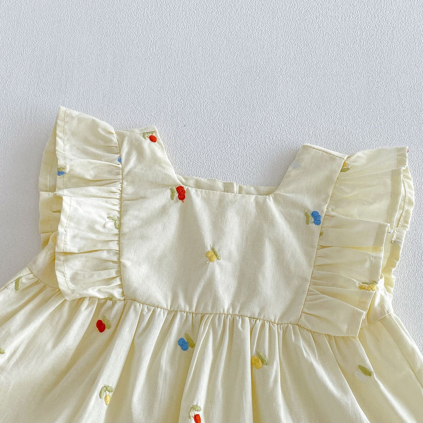 Floral Ruffle Vest Bloomers Set ノースリーブチュニック ブルマ セット【mh0013427】