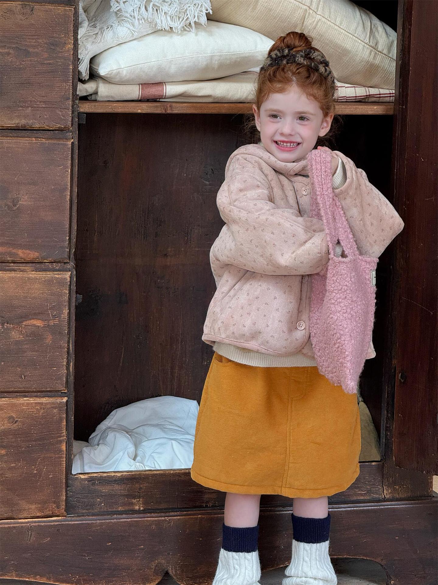 フーディジャケット フラワープリント 裏ボアフリース アウター【mh0011770】