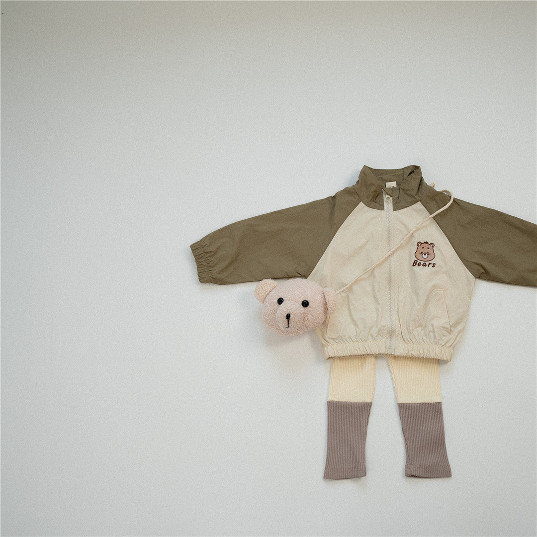 -キッズパンツ リブレギンスパンツ カラフルパッチワーク 5カラー - mamahalo shop - レギンスパンツ -  べビー服 - 子供服 - 男の子 - 女の子