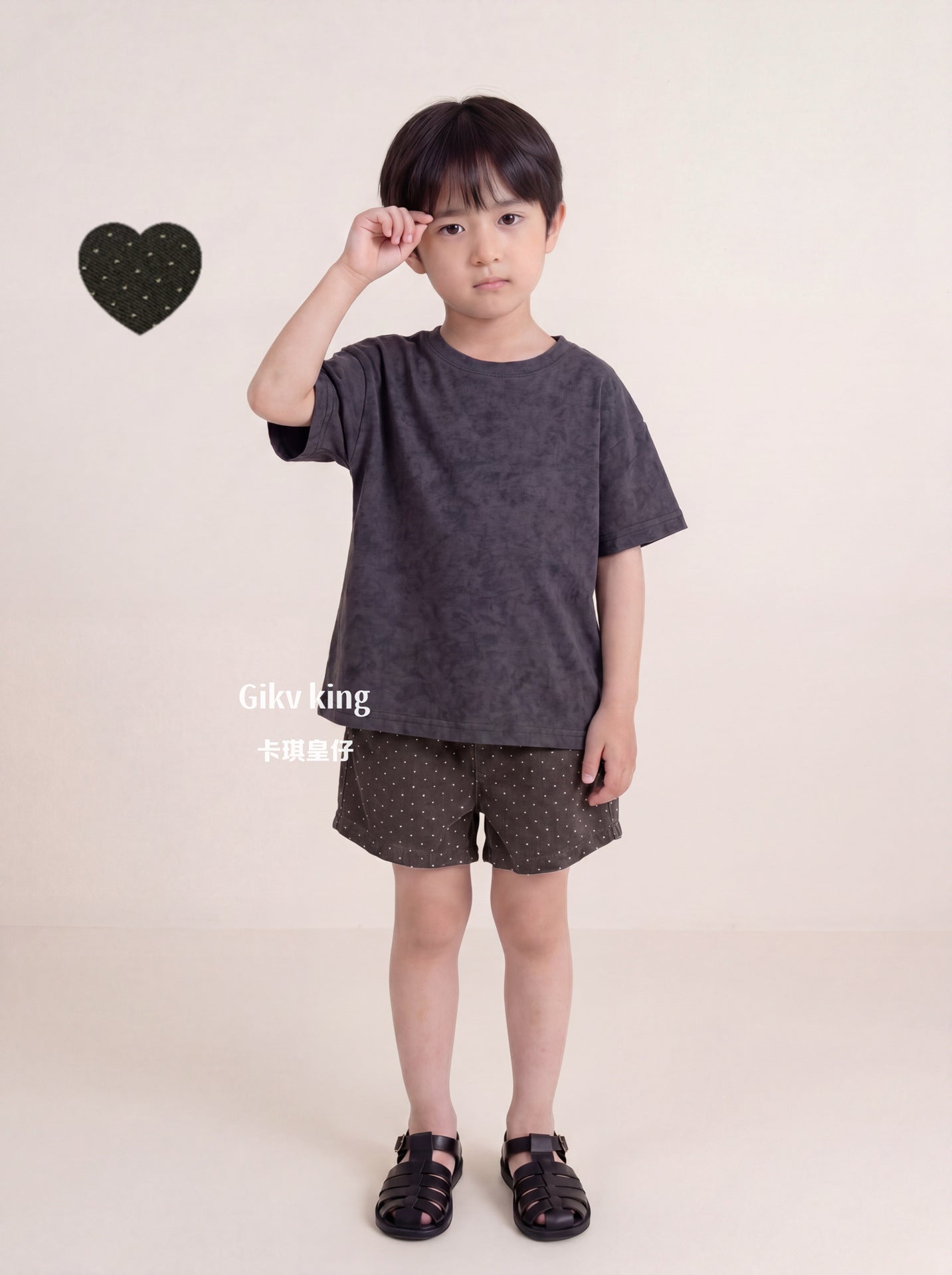Vintage Wash Sand Texture Tee ムラ染め 半袖Tシャツ【mh0013486】