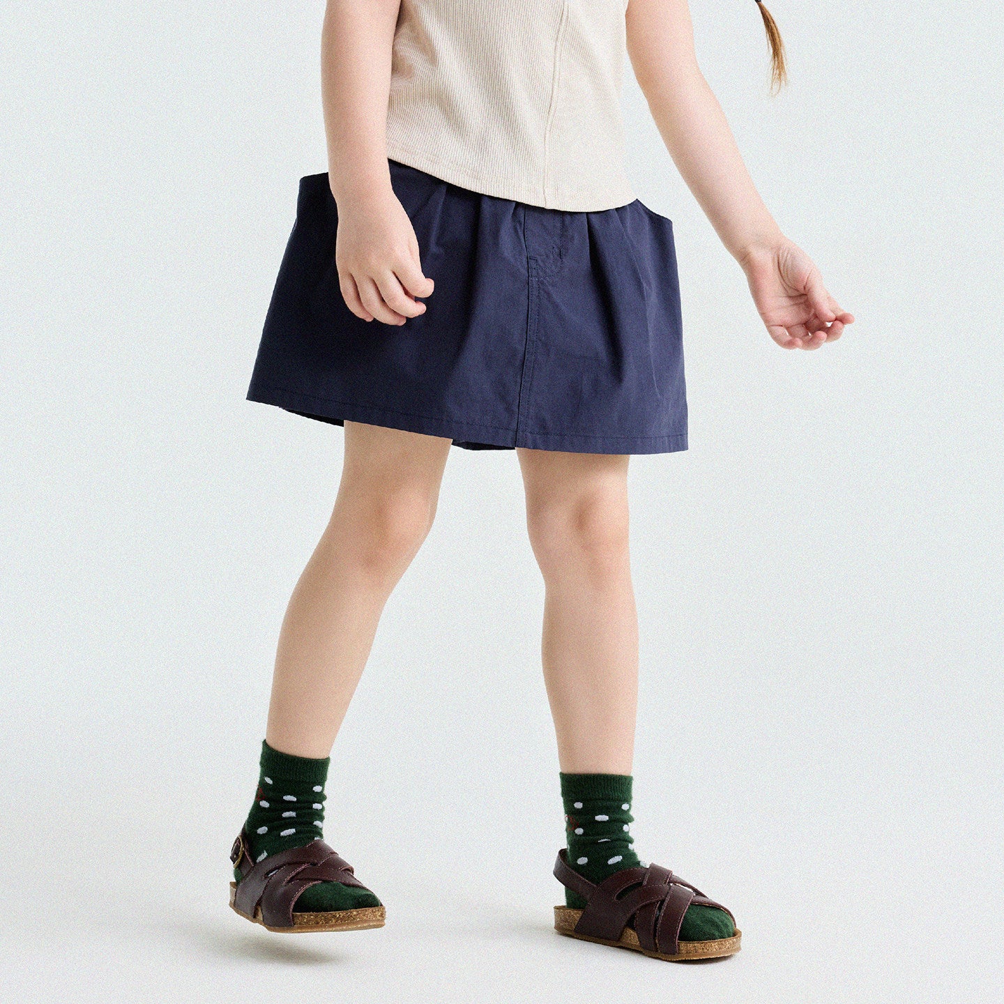 Box Pleat Culottes ギャザー キュロットスカート【mh0013178】