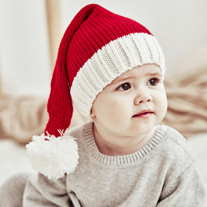 Baby Kids Knit Santa Pom-pom Hat Knit Cap 【mh0000889】