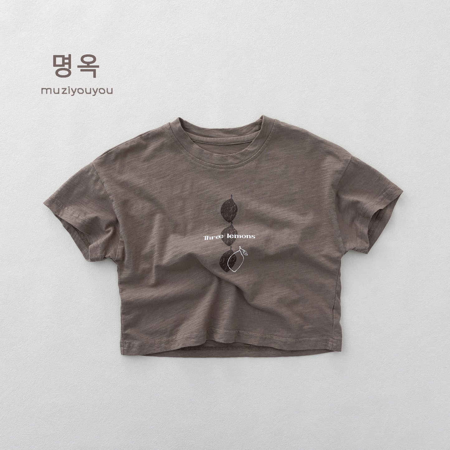 Three Lemons Graphic Tee レモン 半袖Tシャツ【mh0013618】