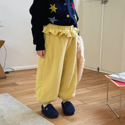 ハートポケットスウェットパンツ ジョガーパンツ 裏起毛【mh0011925】