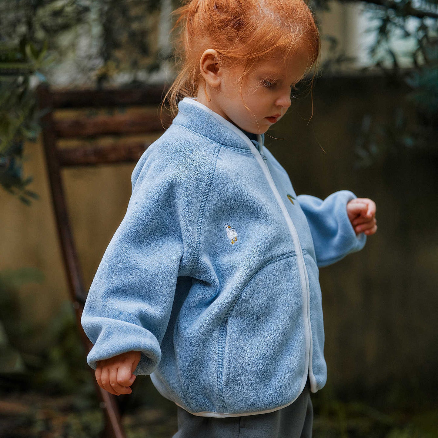 長袖ジャケット ボア素材 もこもこ ジップアップ アウター ブルゾン【mh0011640】