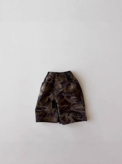 Pantalones Rectos Camuflaje Shorts Militares【mh0013275】