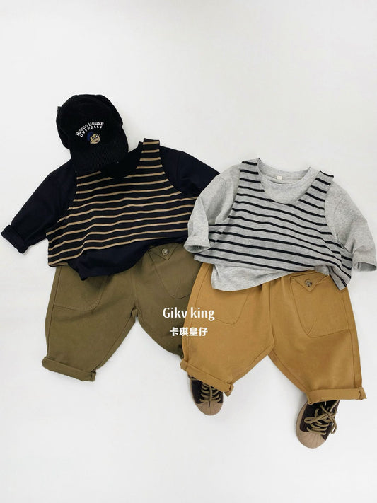 Cargo Pocket Loose Jogger Pants [mh0012576]