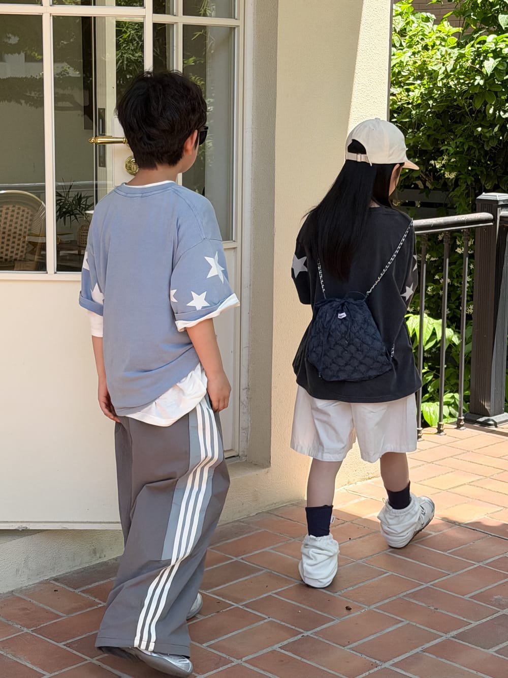 Star Print Loose Tee 星柄 半袖Tシャツ【mh0013524】