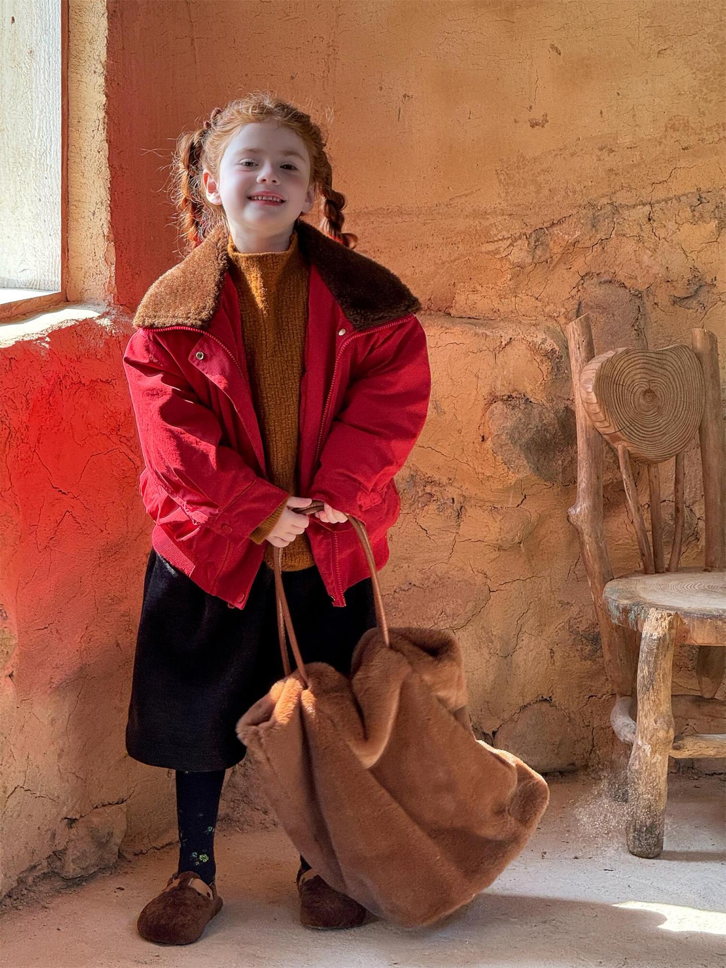 ブルゾンジャケット ボア襟 アウターコート【mh0011765】