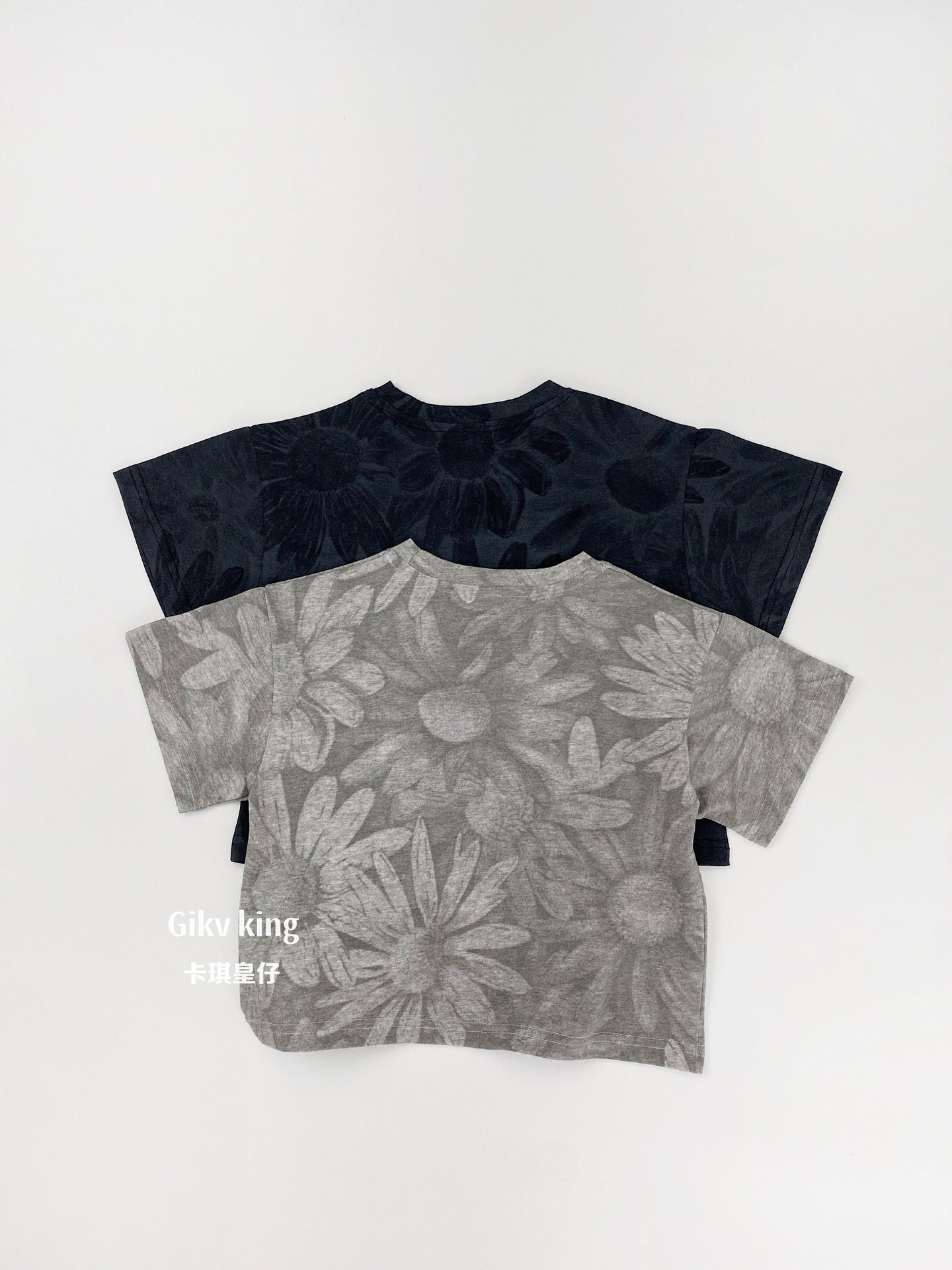 Abstract Daisy Print Tee マーガレット 半袖Tシャツ【mh0013484】