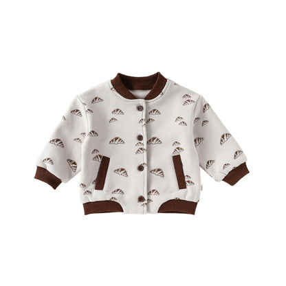 ジャケット/パンツ 厚手裏起毛 ジャージ パンブレッドプリント【mh0011717】