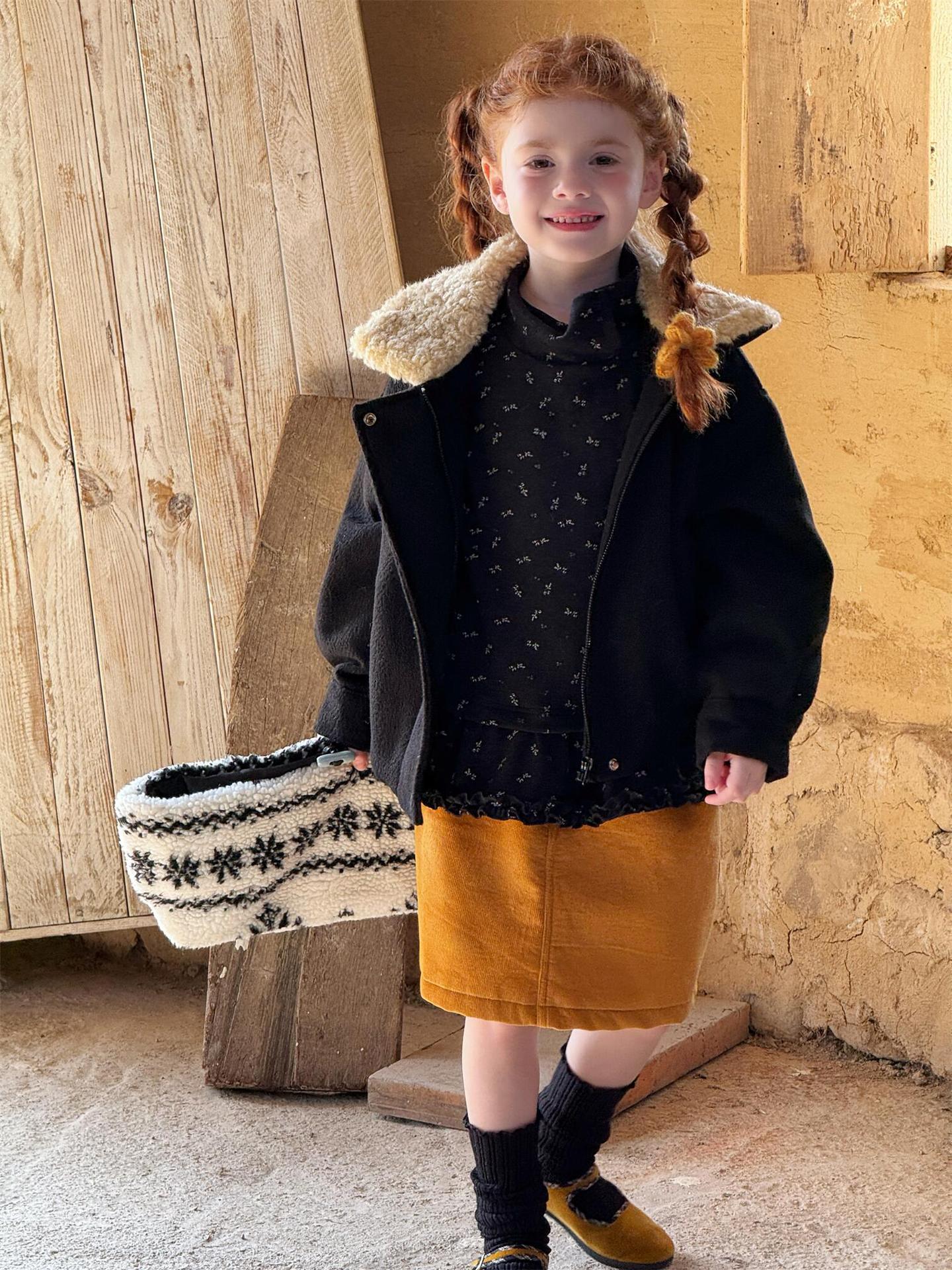 Blouson jacket with fleece lining, outer coat [mh0011771]