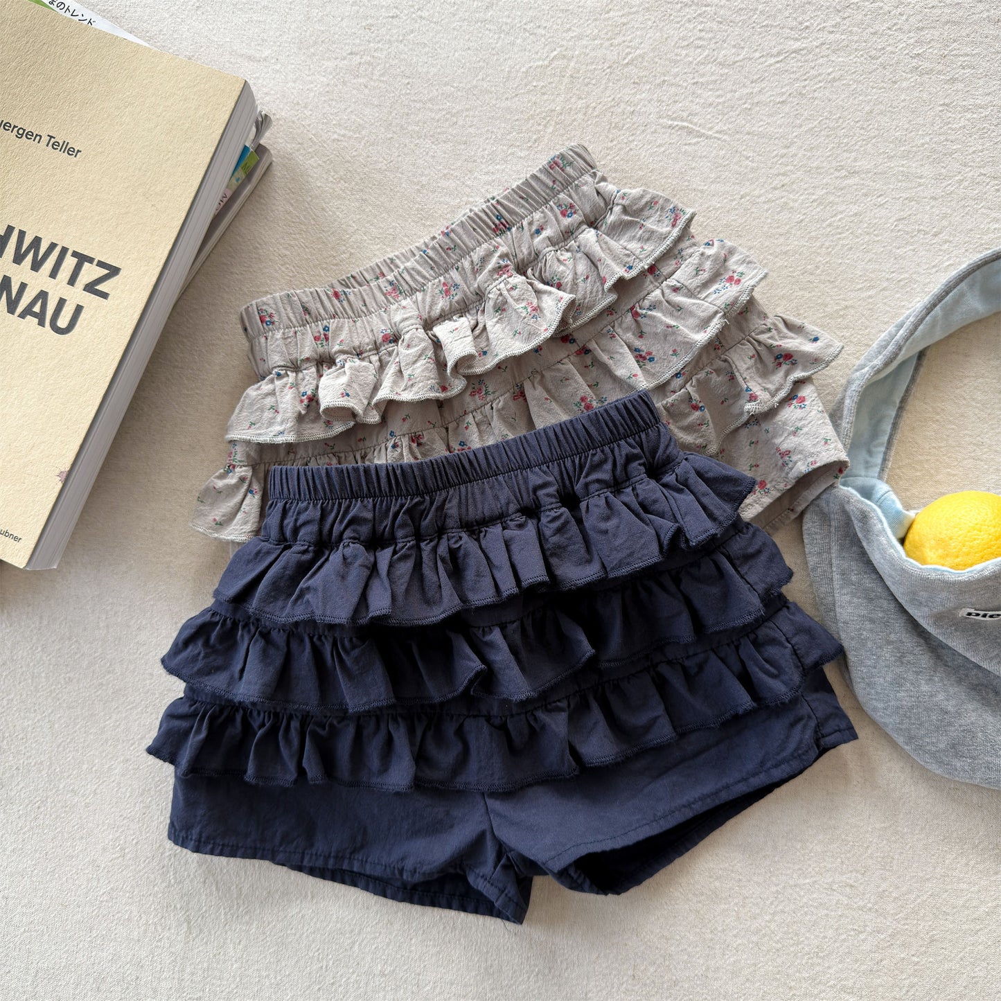 Ruffle Tiered Floral Shorts ラッフル ショートパンツ【mh0013440】