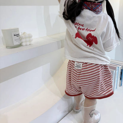 -ドッグプリント半袖Tシャツ【mh0010365】 - mamahalo shop - 半袖Tシャツ -  べビー服 - 子供服 - 男の子 - 女の子