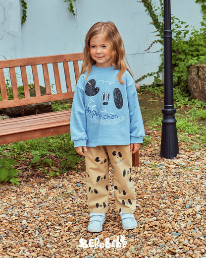 -ドッグ柄ジャケット/犬プリントスウェット/いぬ柄パンツ【mh0010984】 - mamahalo shop - 長袖セットアップ -  べビー服 - 子供服 - 男の子 - 女の子