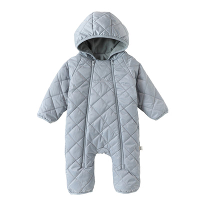 アウタージャンプスーツ 中綿 厚手 フード付 キルティング スキーウェア【mh0011696】