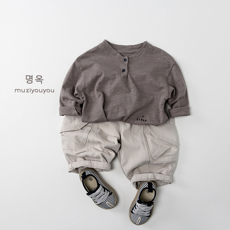 -フラップポケットバルーンカーゴパンツ【mh0010879】 - mamahalo shop - ロングパンツ・スウェットパンツ -  べビー服 - 子供服 - 男の子 - 女の子