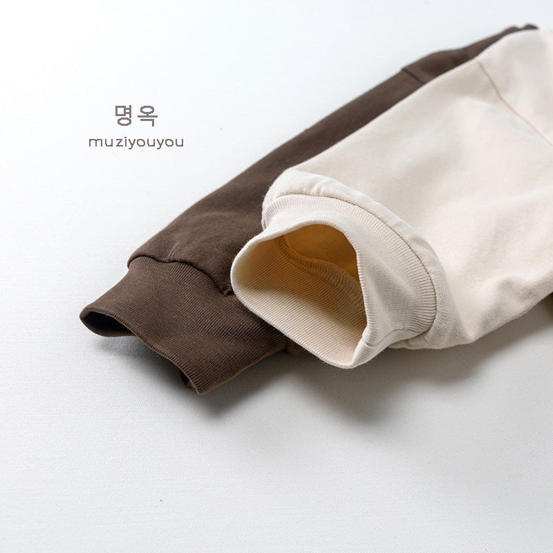 -幾何学プリント長袖Tシャツ【mh0010861】 - mamahalo shop - 長袖Tシャツ -  べビー服 - 子供服 - 男の子 - 女の子