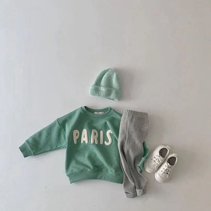 Baby Logo Print Long-Sleeve Sweatshirt [mh0000957]