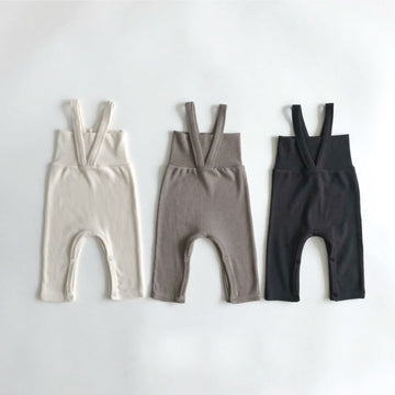 Strap High Waist Baby Jumpsuit ベビー サロペット ロンパース【mh0012497】