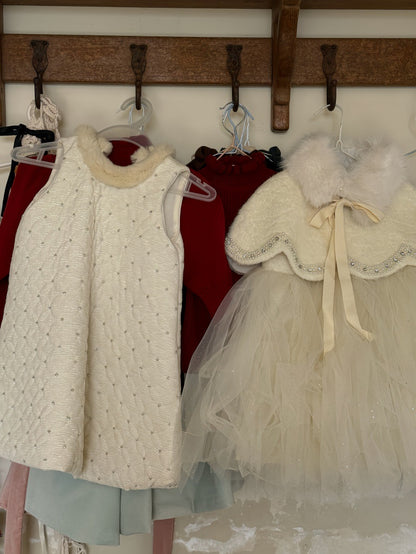 ノースリーブキルトワンピース ビーズ刺繍 キルティングドレス【mh0011885】