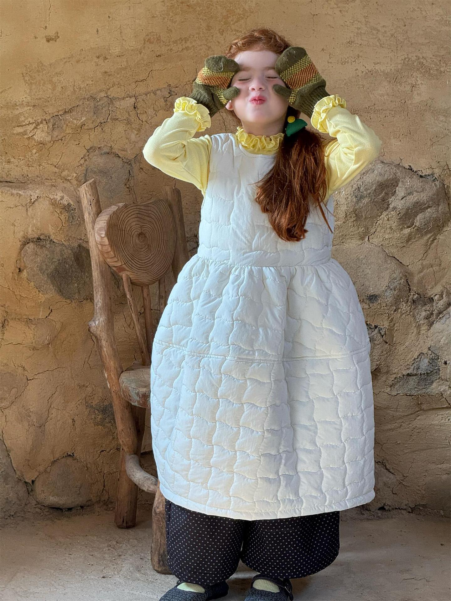 Sleeveless Quilted Dress [mh0011774]