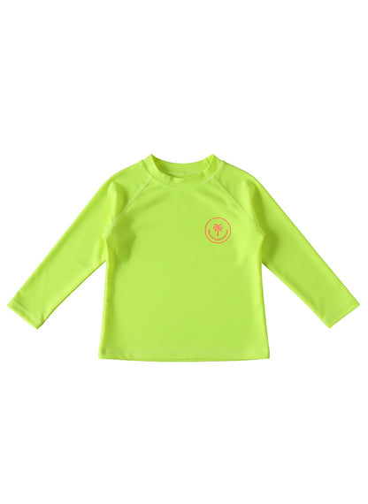 Traje de baño de manga larga fluorescente UPF50 Plus Traje de baño de manga larga [mh0012591]