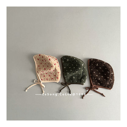 ベビー帽子 ボアフリース ボンネット 耳当て付き帽子【mh0011814】