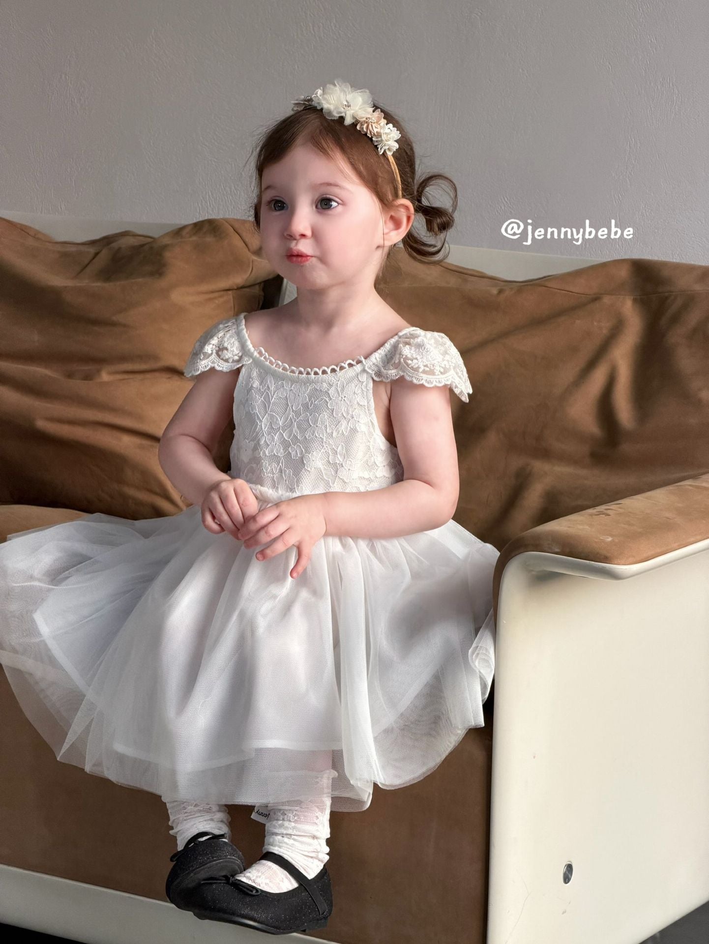 Lace Tulle Princess Dress レース チュール ワンピース【mh0012558】