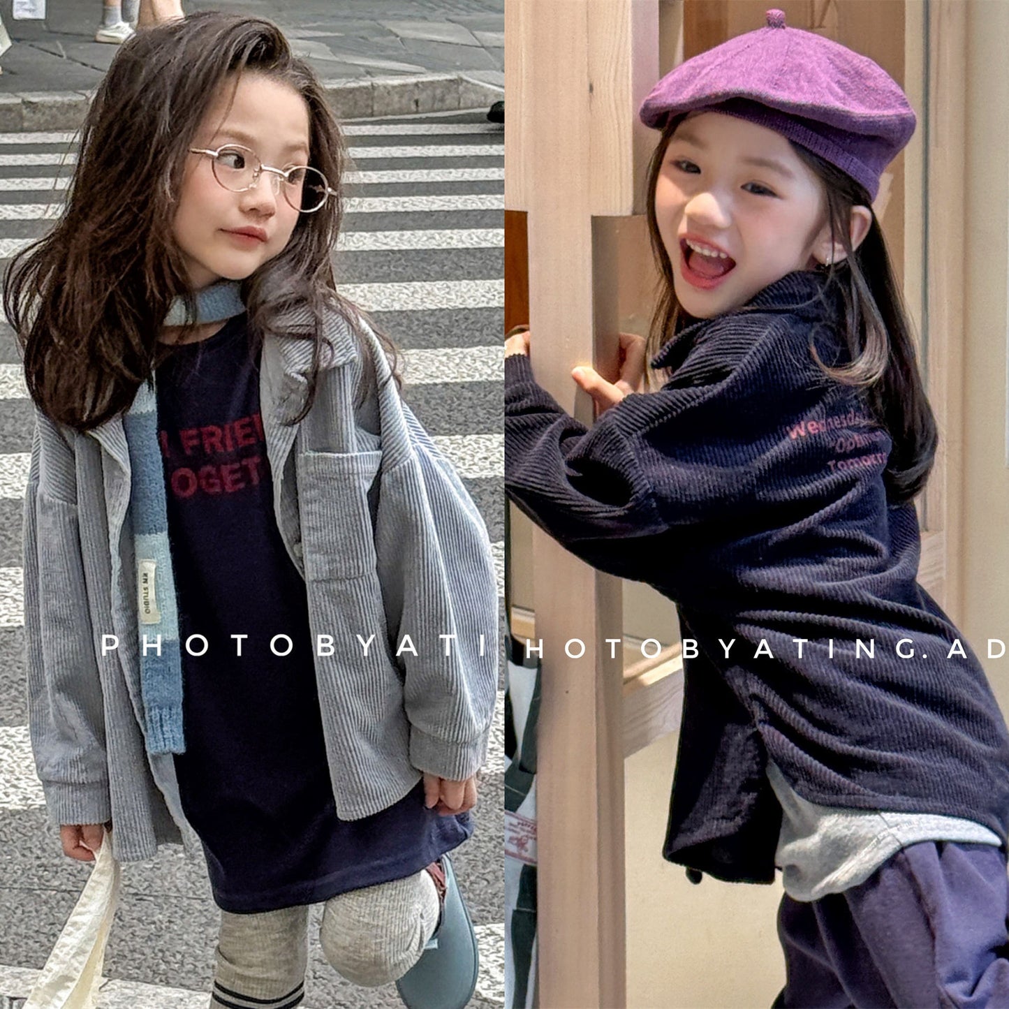 -コーデュロイシャツジャケット シャツコート【mh0010804】 - mamahalo shop - 長袖シャツ・ブラウス -  べビー服 - 子供服 - 男の子 - 女の子